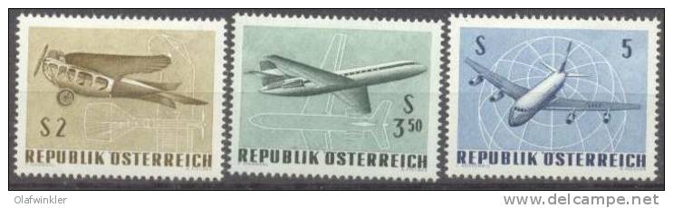 1968 Flugpostausstellung ANK 1292-4 / Mi 1262-4 / Sc C61-63 / YT 63-5 Postfrisch/neuf Sans Charniere/MNH [lie] - Other & Unclassified