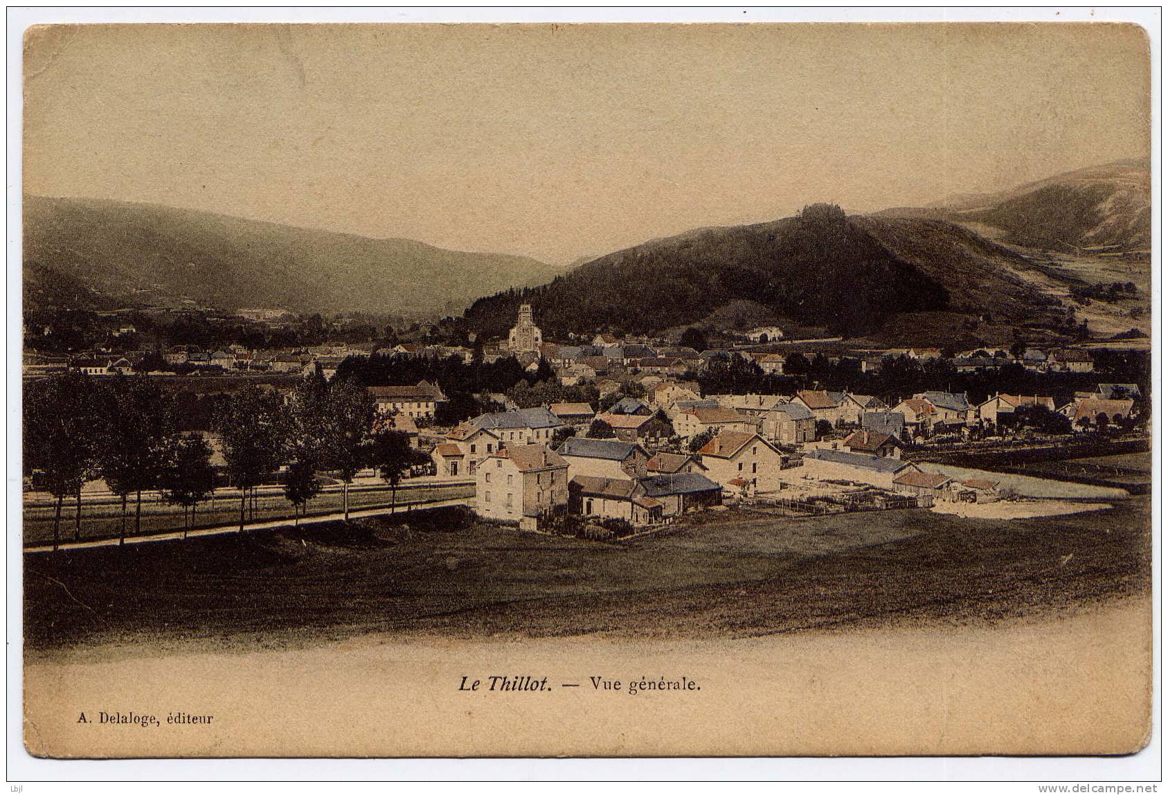 LE THILLOT , Vue Générale , ( 1905 ) - Le Thillot