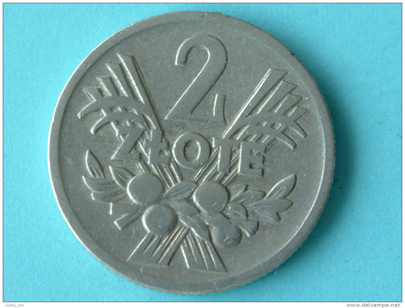 1958 - 2 ZLOTE / Y# 46 ( Uncleaned - For Grade, Please See Photo ) ! - Polen