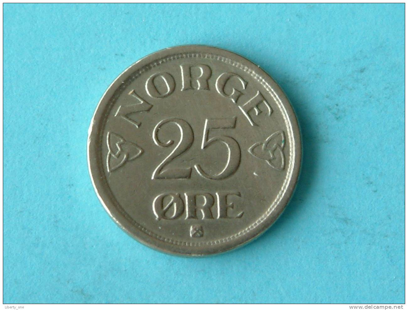 1952 - 25 ORE / KM 401 ( Uncleaned - For Grade, Please See Photo ) ! - Norvège