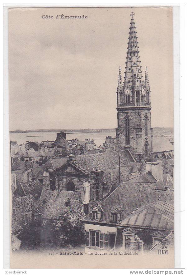 19224 Saint Malo Clocher Cathedrale. 125 HLM - Saint Malo