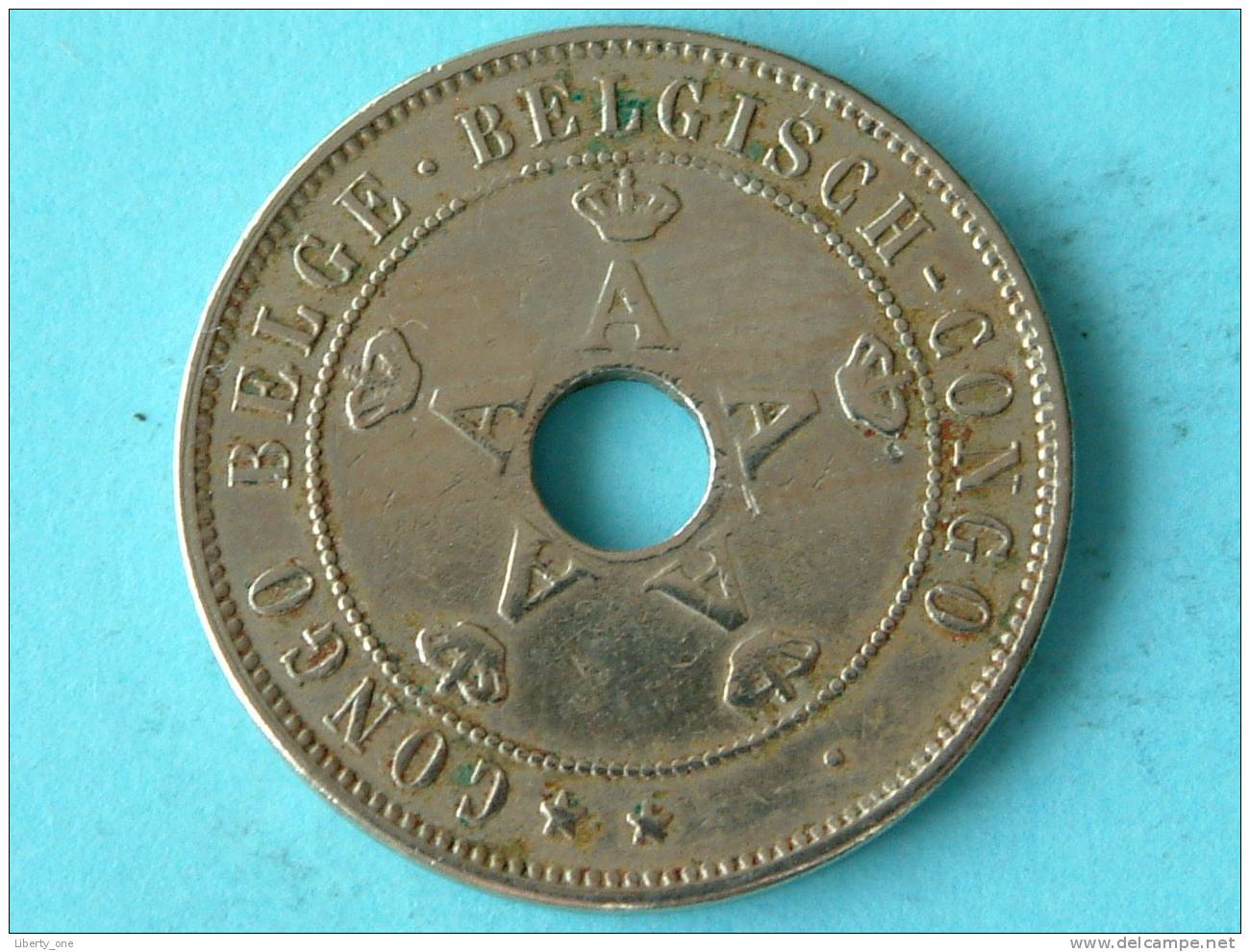 1911 - 20 CENT / KM 19 ( Uncleaned - For Grade, Please See Photo ) ! - 1910-1934: Albert I