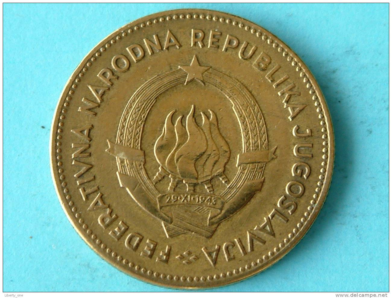 1955 - 50 DINARA / KM 35 ( Uncleaned - For Grade, Please See Photo ) ! - Yugoslavia