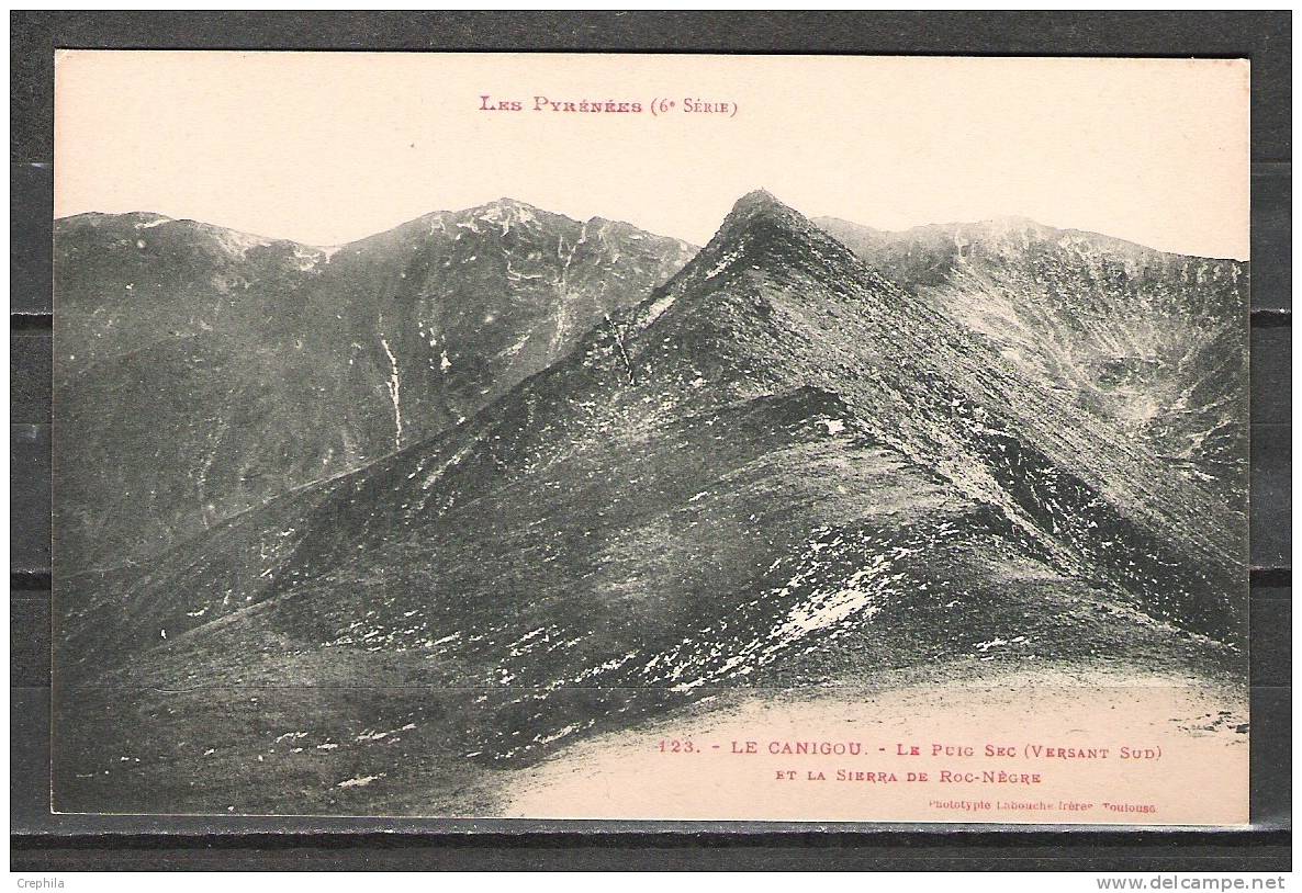 Le Canigou -  - Le Puig Sec (Versant Sud) Et La Sierra De Roc-Nègre - Prades