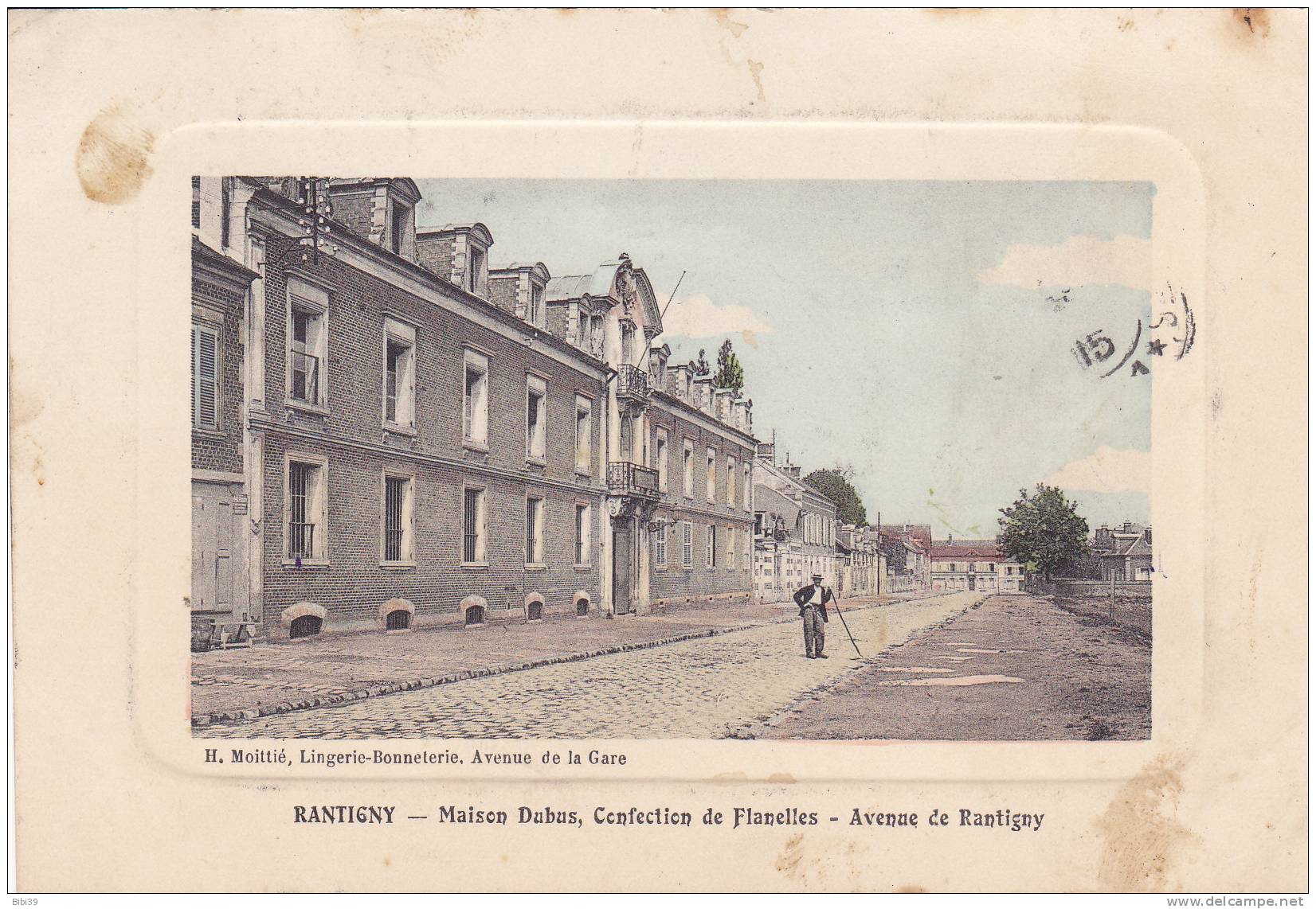 RANTIGNY.  _  Maison Dubus, Confection De Flanelles  _  Avenue De Rantigny. H. Moitié, Lingerie-Bonneterie, Avenue De La - Rantigny