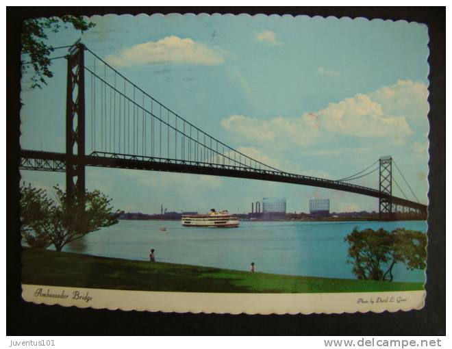 CPSM Ambassador Bridge-Détroit   L935 - Altri & Non Classificati