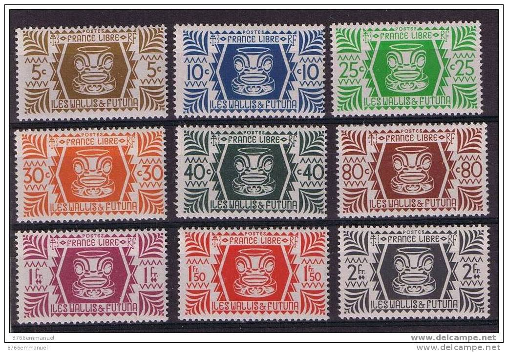 WALLIS ET FUTUNA N°133/146 N* - Neufs