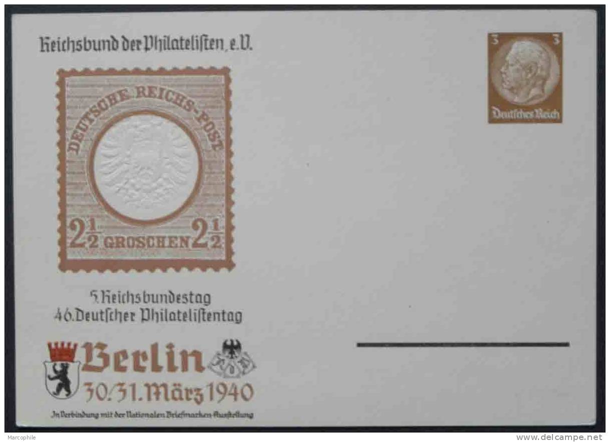 ALLEMAGNE - III REICH / 1940 ENTIER POSTAL ILLUSTRE (ref 476) - Sonstige & Ohne Zuordnung