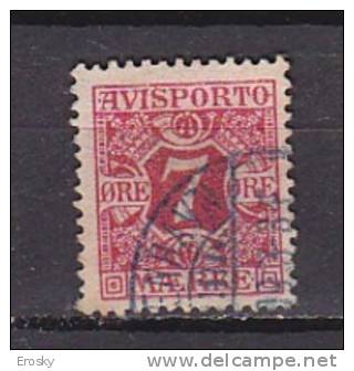 L4973 - DANEMARK DENMARK JOURNAUX NEWSPAPERS Yv N°3 - Postage Due