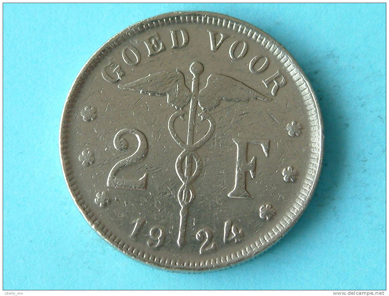 1924 - 2 FRANK VL / Morin 393 ( For Grade, Please See Photo ) !! - 2 Francs