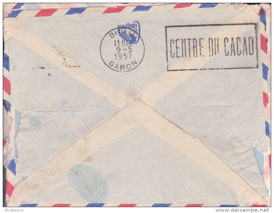 MINVOUL ( PETIT BUREAU ) TRANSIT > BITAM ( PETIT BUREAU ) GABON - Colonies Francaises - Lettre - Marcophilie - Covers & Documents