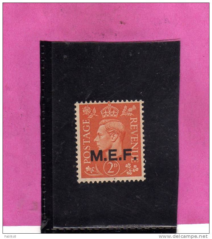 MEF 1943-47 2 P MNH - Britische Bes. MeF