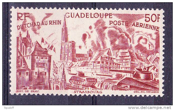 GUADELOUPE PA  N°12 Neuf Charniere - Airmail