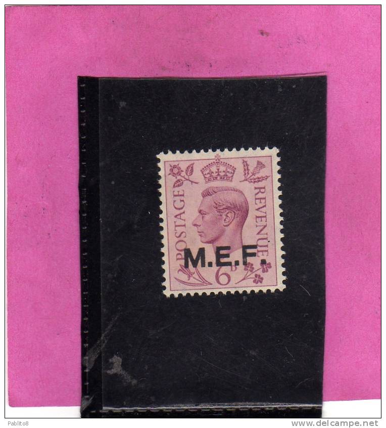 MEF 1943-47 6 P MNH - Britische Bes. MeF