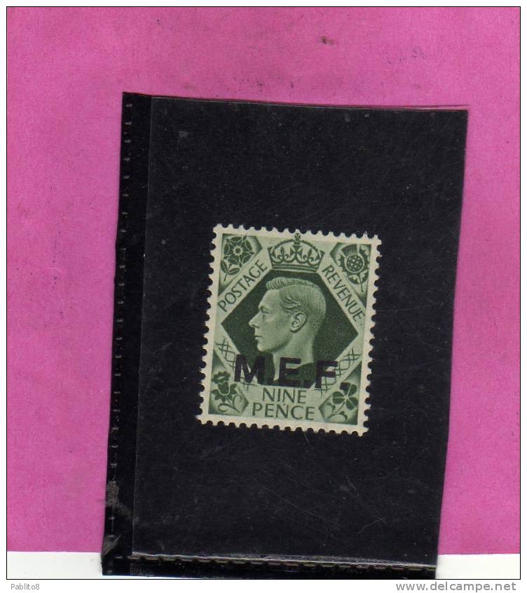 MEF 1943-47 9 P MNH - Occ. Britanique MEF