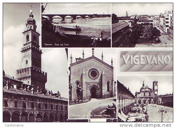 Vigevano(Pavia)-Vedutine-1955 - Vigevano