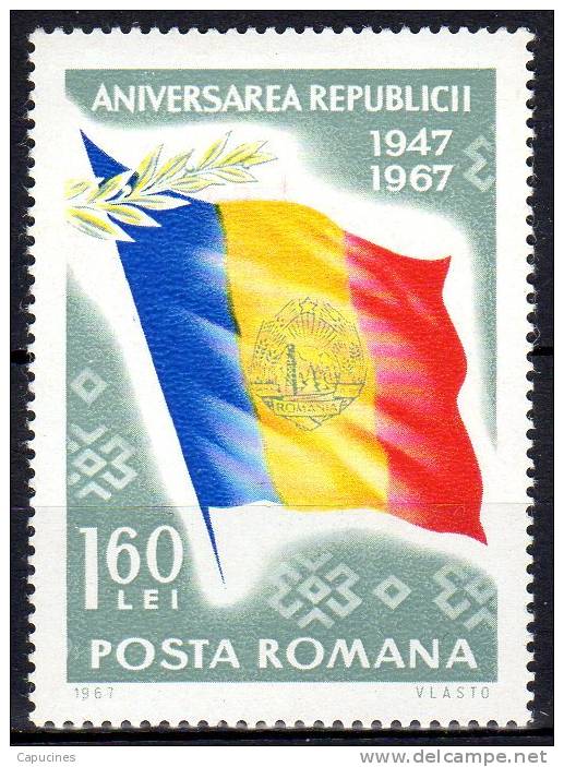 ROUMANIE - 1962: "20e Anniv. De La République - N° 2369* - Neufs