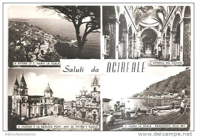 58727)cartolina Illustratoria Località Di Acireale - Acireale