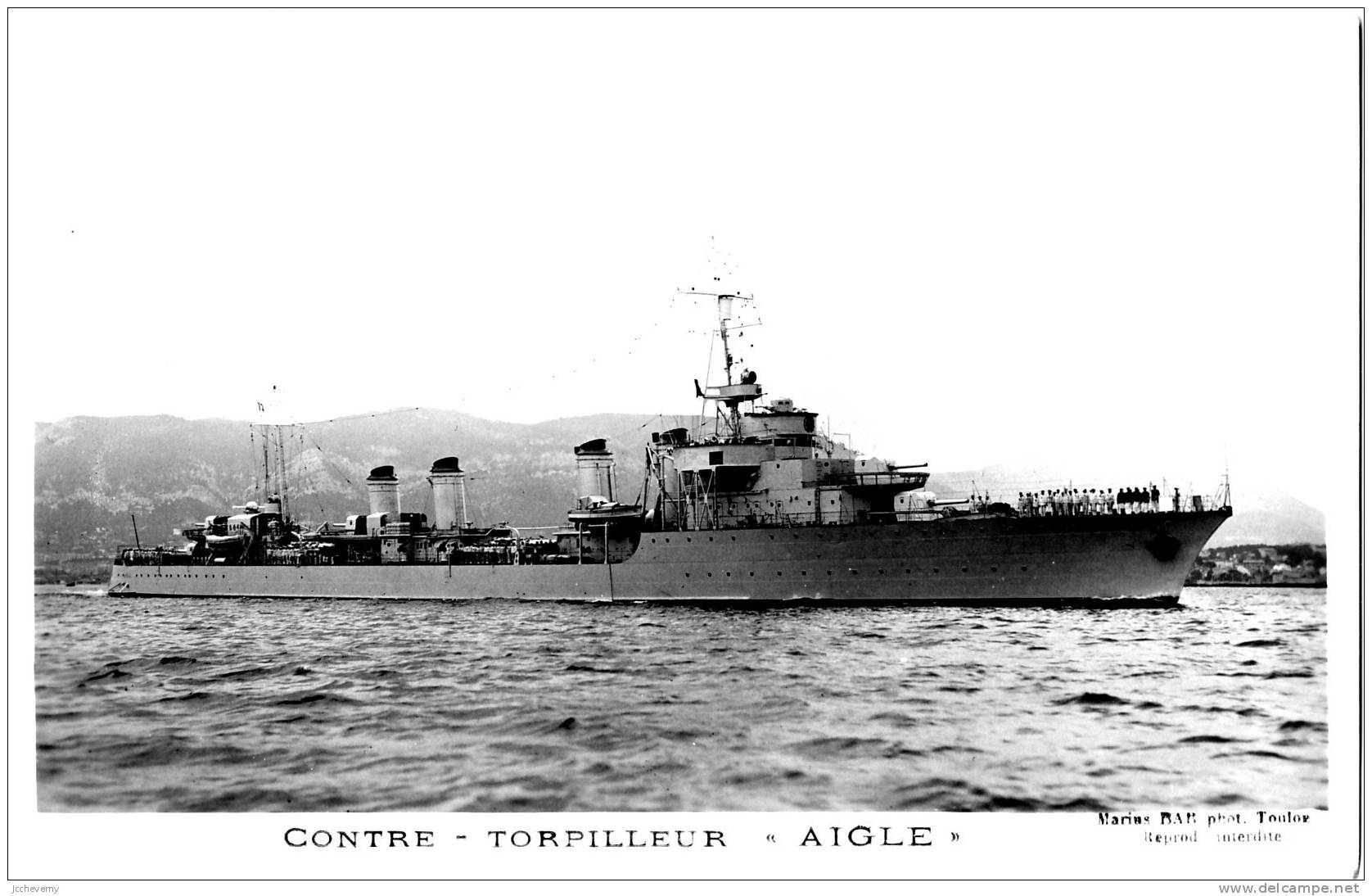 Contre- Torpilleur AIGLE  Tranche 1927 - Krieg