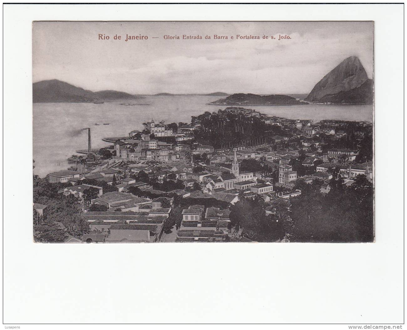 BRASIL BRAZIL  [OF #10131 ] - RIO DE JANEIRO - GLÓRIA ENTRADA DA BARRA E FORTALEZA DE S. JOÃO - Fortaleza