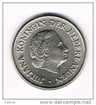 NEDERLAND  25  CENTS  1954  JULIANA - 1948-1980: Juliana