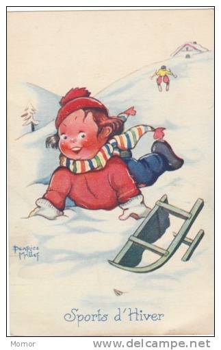 ILLUSTRATEUR SPORT D´HIVER  LUGE GARCON  (BEATRICE MALLET) - Mallet, B.