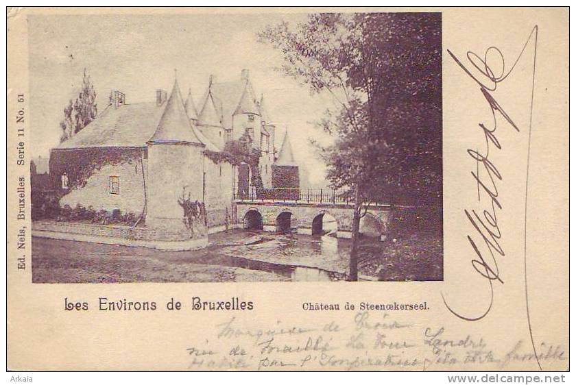 STEENOEKERSEEL = Les Environs De Bruxelles = Château  (Nels  Bxl  S.11  N° 51) 190? - Steenokkerzeel