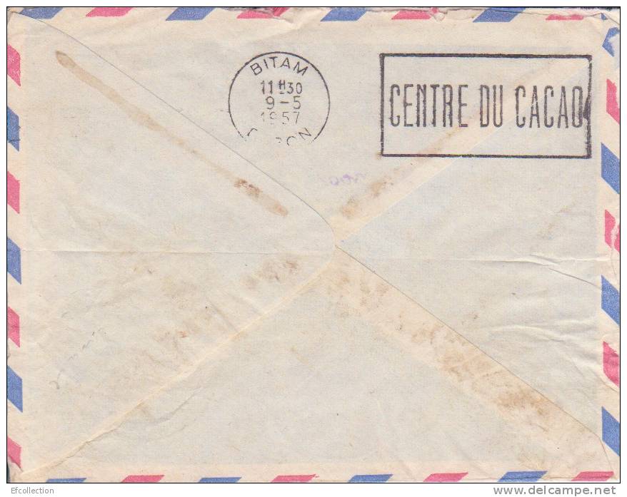 MINVOUL ( PETIT BUREAU ) TRANSIT > BITAM ( PETIT BUREAU ) GABON - Colonies Francaises - Lettre - Marcophilie - Lettres & Documents