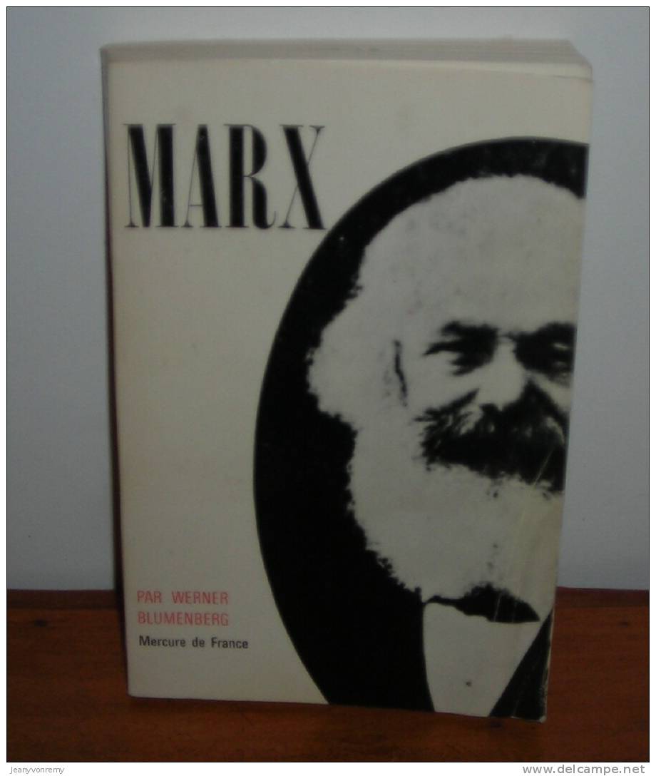 Marx - Par Werner Blumenberg - 1967. - Histoire