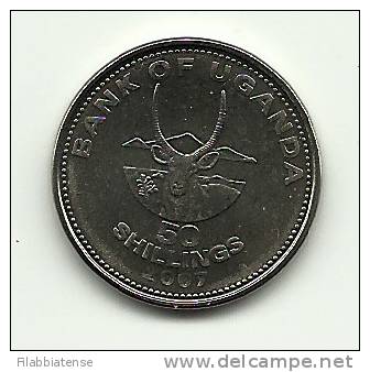 2007 - Uganda 50 Shillings, - Uganda