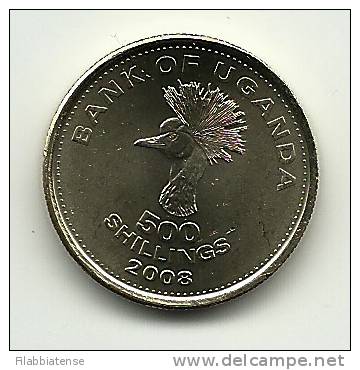 2008 - Uganda 500 Shillings, - Ouganda