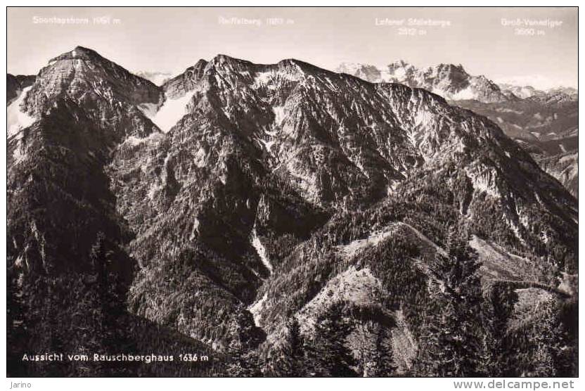 Deutschland, Bayern, Aussicht Vom Rauschberghaus,1963, Kleinformat, Gelaufen Nein - Ruhpolding