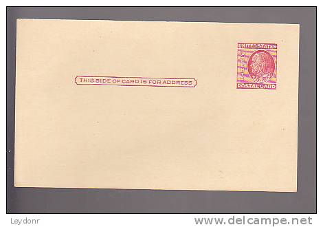 Postal Card - Franklin - Just To Let You Know ... - 1941-60