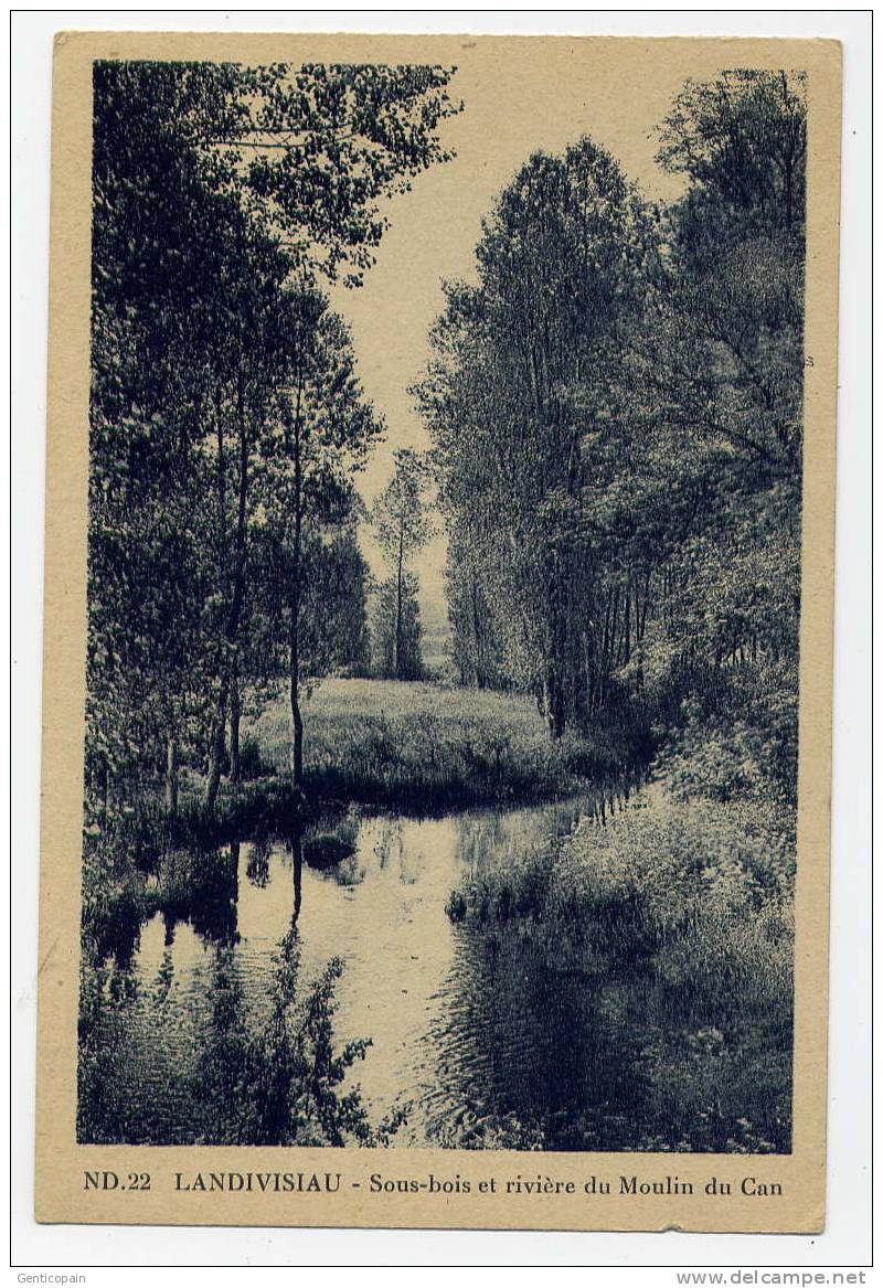 Q33 - LANDIVISIAU - Sous-bois Et Rivière Du Moulin De CAN - Landivisiau