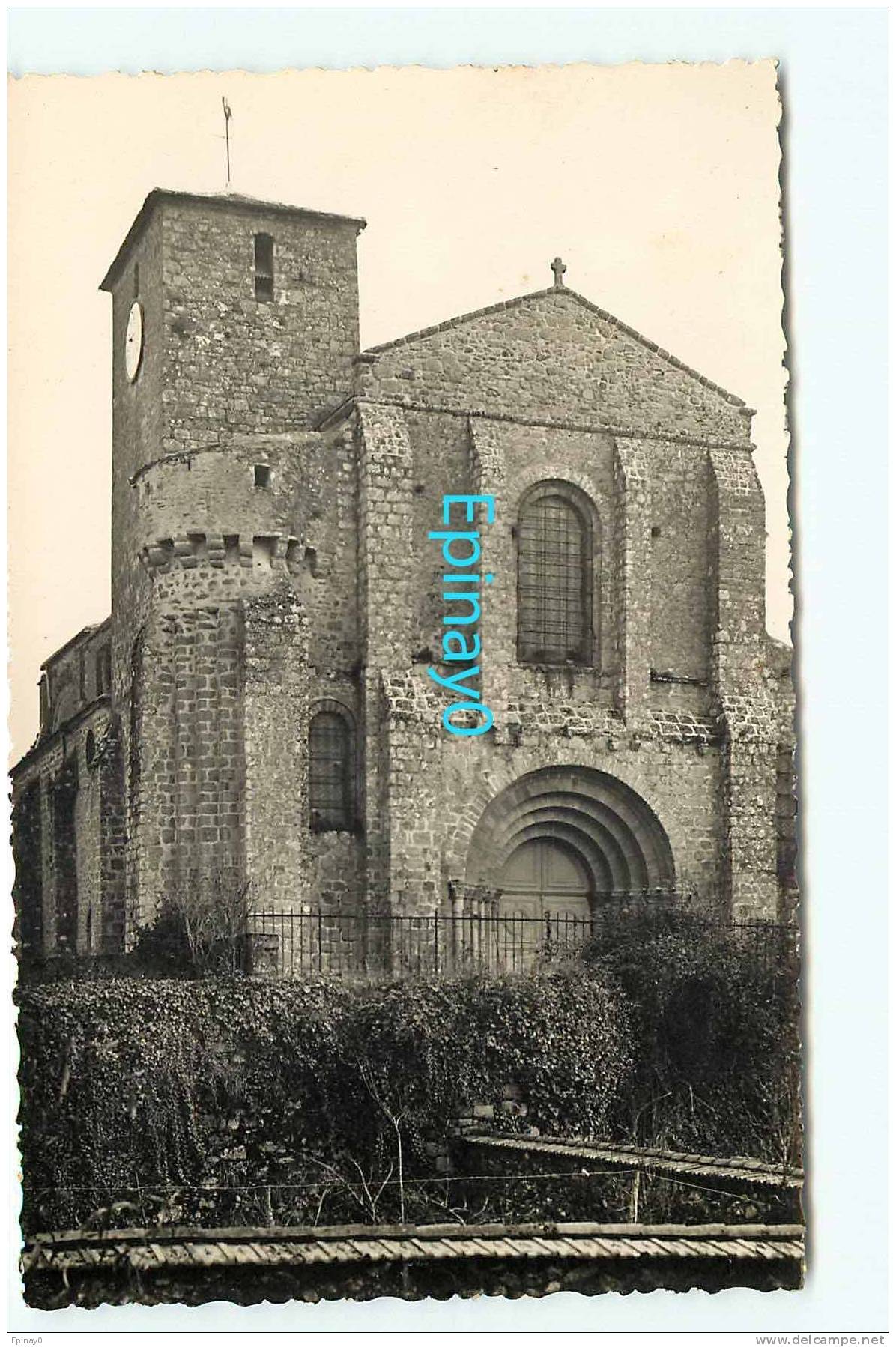 Br - 85 - LA CHAIZE LE VICOMTE - église Saint Nicolas - RARE VISUEL - édition Jely Poupin - La Chaize Le Vicomte