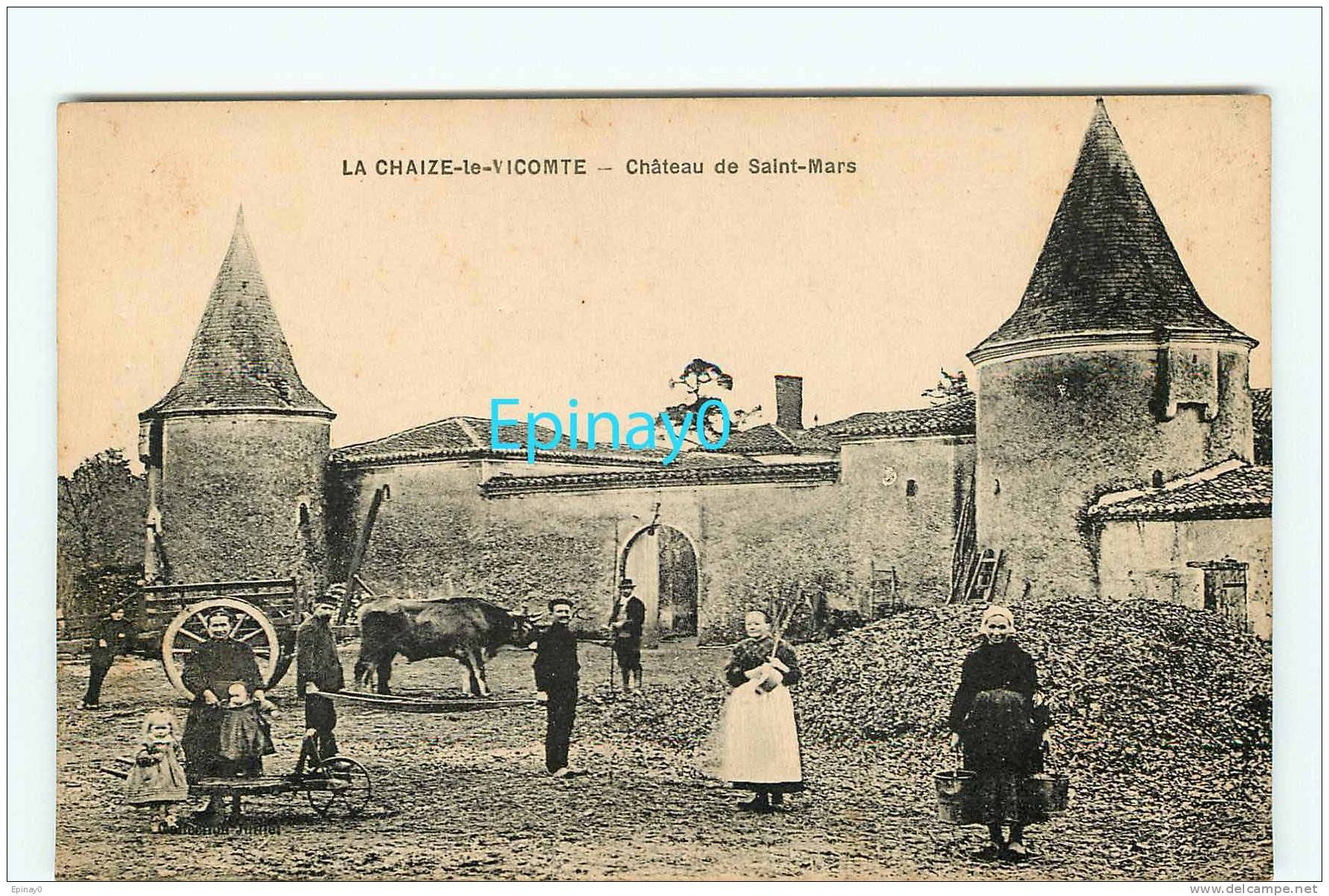 B - 85 - LA CHAIZE LE VICOMTE - Château De Saint Mars - édition ? - La Chaize Le Vicomte