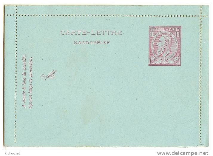 Belgique Cartes-Lettres N° 3 B  Perf  A  ** - Cartes-lettres