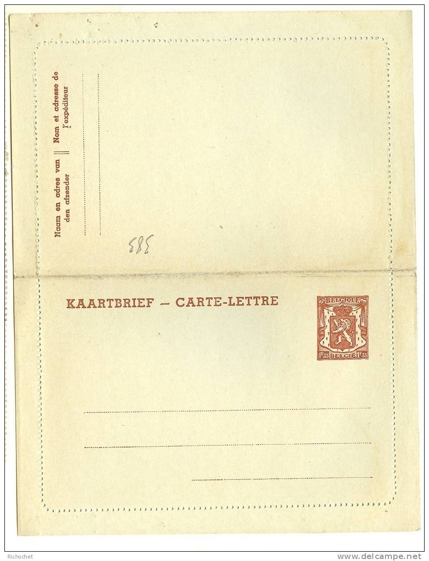 Belgique Cartes-Lettres N° 30 II NL ** - Postbladen
