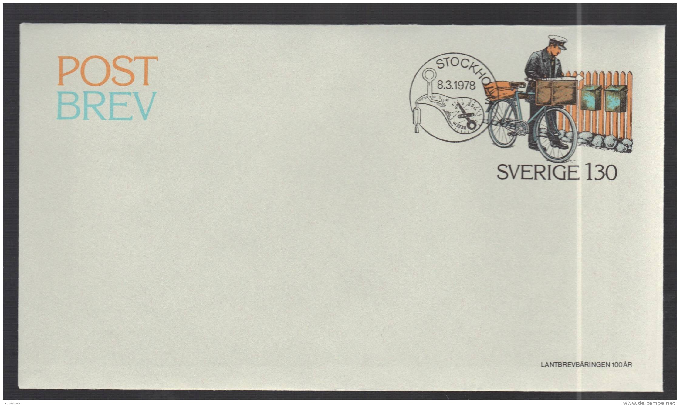 SUEDE EP Obl. Illustrée S/enveloppe Commémorative - Postwaardestukken