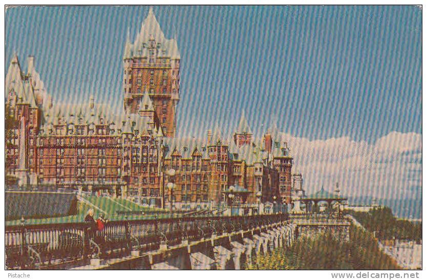 Québec - Château Frontenac - Written 1955 - 2 Scans - Québec - Château Frontenac