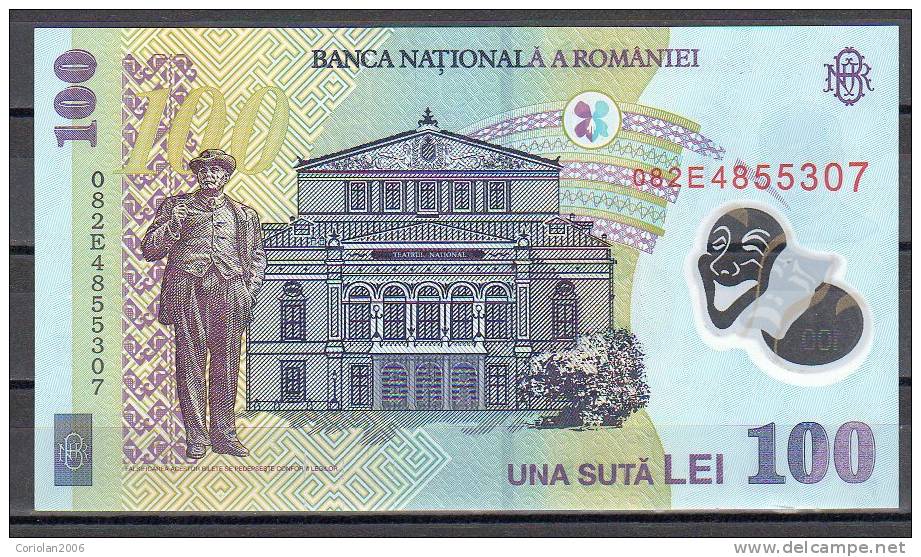 Romania 2005 / 100 Lei / Used - Polymer - Roumanie