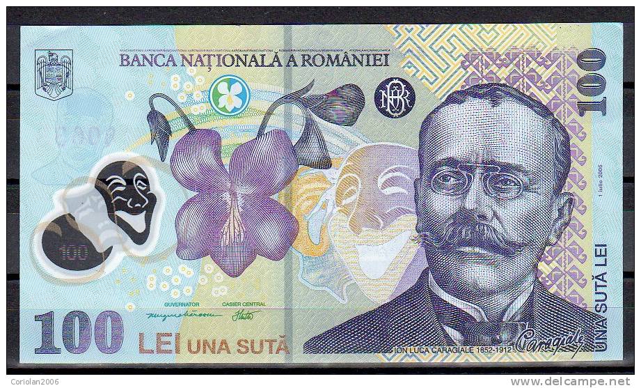 Romania 2005 / 100 Lei / Used - Polymer - Roumanie