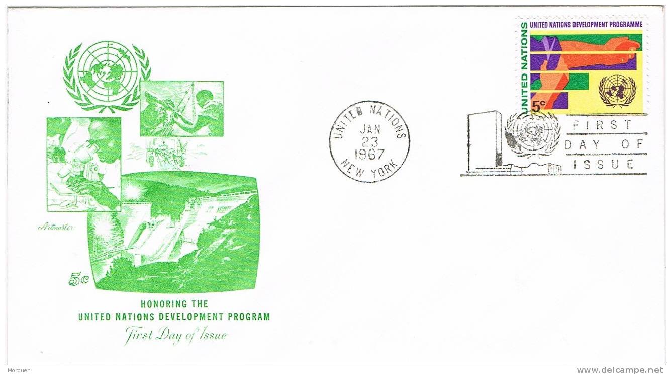 1299. F.D.C. United Nations New York 1967. Development Program - FDC