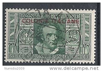 1932 EMISSIONI GENERALI USATO DANTE 25 CENT - RR9453 - Emissions Générales