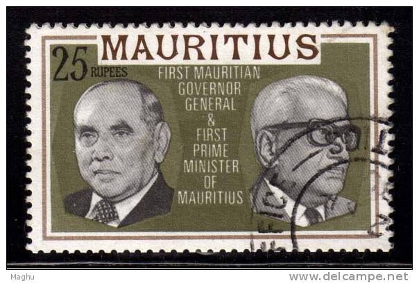 Mauritius Used 1978, R25/-, First Prime Minister, - Maurice (1968-...)