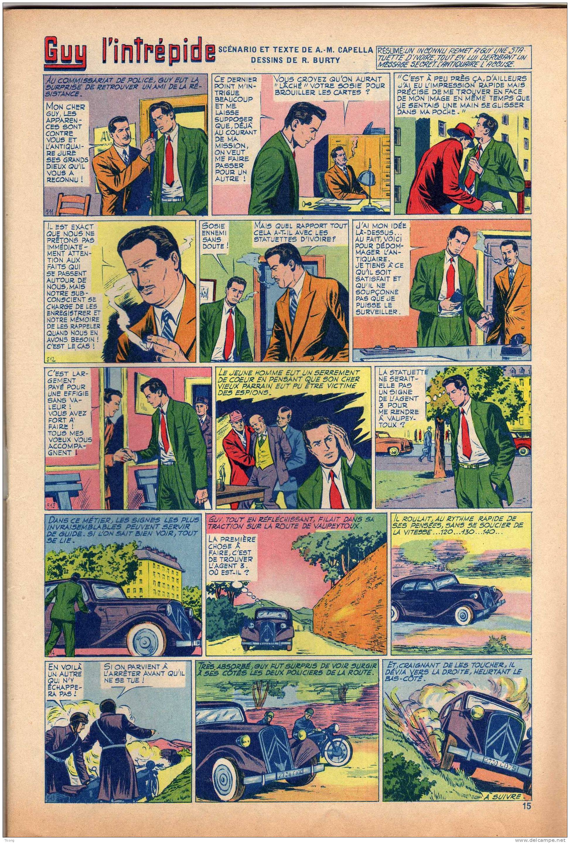 BD L INTREPIDE COLLECTION DU NUMERO 257 AU NUMERO 296 ( 40 NUMEROS COMPLETS 1954,1955) SUPERBE BD VOIR SCANNERS - Verzamelingen