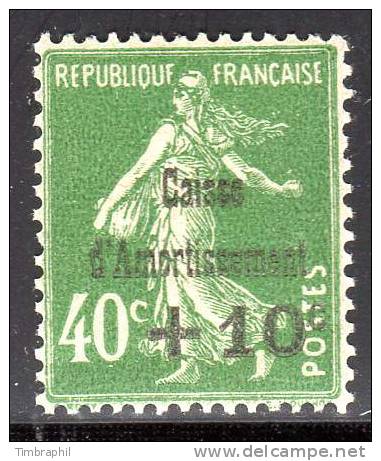 N° 253 Neuf* (Caisse D´Amortissement)  COTE= 24 Euros !!! - 1927-31 Caisse D'Amortissement