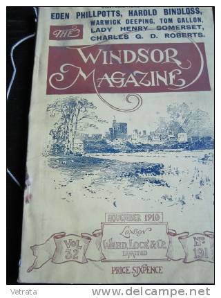 Windsor Magazine N°191 : E. Philipotts - H. Bindloss - W. Deeping - T; Gallon ... 1910 - Literary