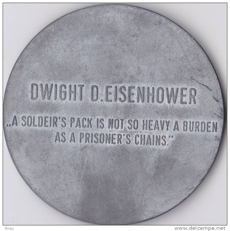 USA - Dwight D. Eisenhower Medal Plaque - USA