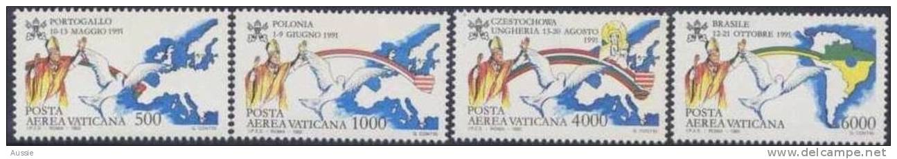 Vatican Vatikaan 1992 Yvertn° PA 92-95 *** MNH Cote 22,50 Euro - Airmail